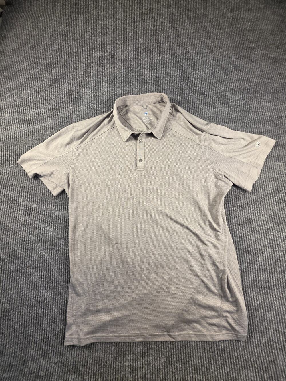 Kuhl Polo Shirtmens XXL Short Sleeve Performance Gilf Outdoor Lightweight Logo